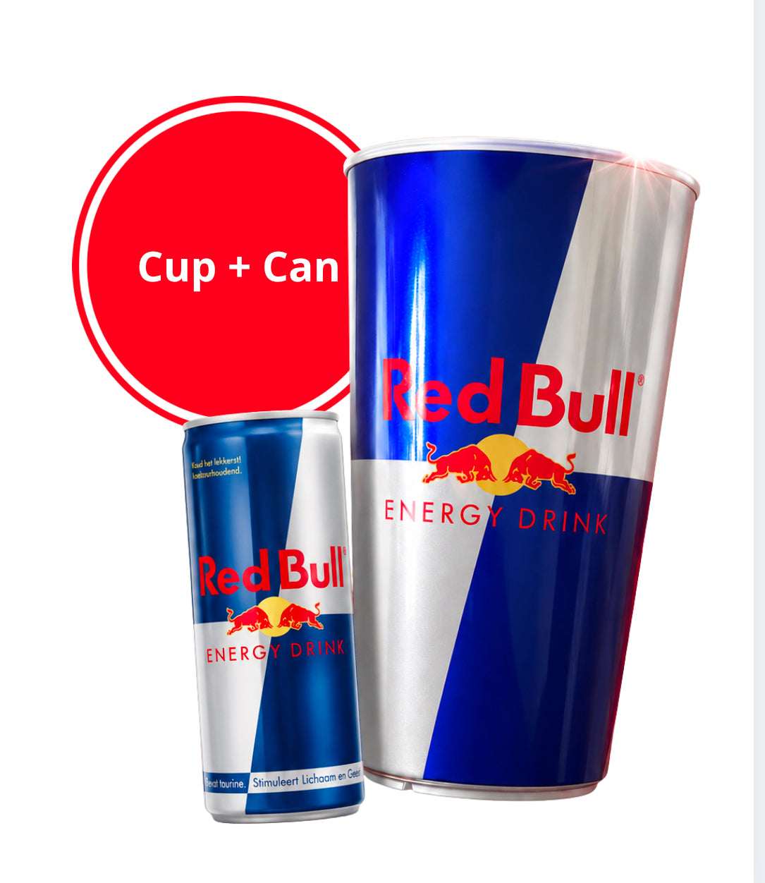 Red Bull Cup + Can