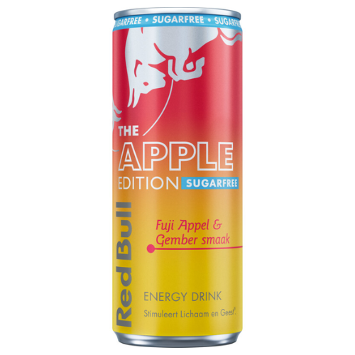 Red Bull Apple Edition Fuji Appel Gembersmaak Sugarfree